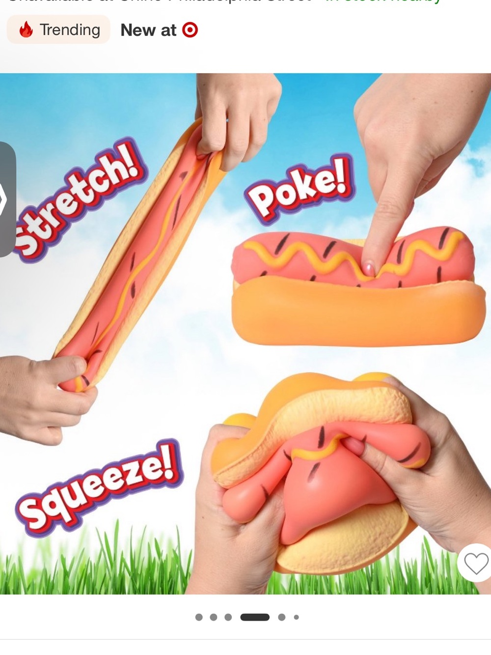 Jumbo Squishy Squeezy 🌭 Hot Dog